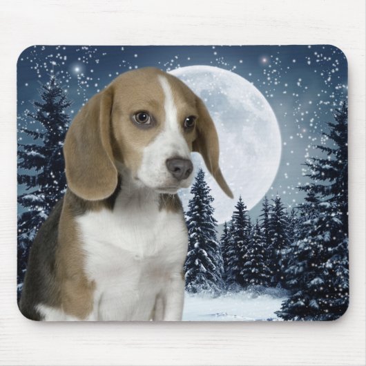 Beagle Mousepad Muismat (Voorkant)