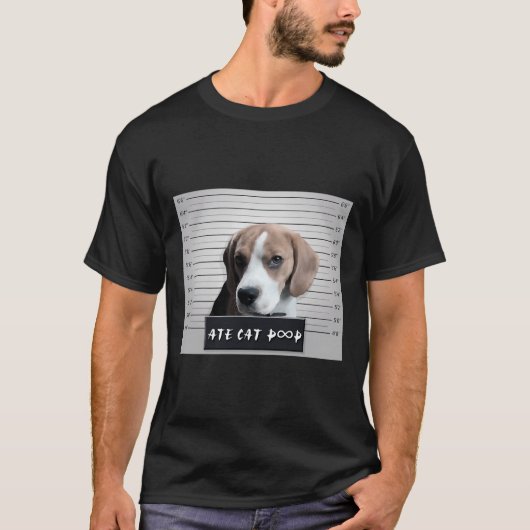 Beagle Naughty T-shirt (Voorkant)