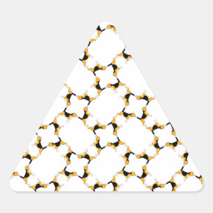 Beagle Netwerk Driehoek Sticker