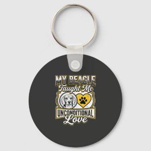 Beagle Onvoorwaardelijke Liefde Hondeneigenaar Sleutelhanger