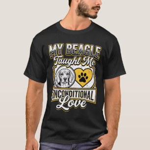 Beagle Onvoorwaardelijke Liefde Hondeneigenaar T-shirt