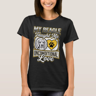 Beagle Onvoorwaardelijke Liefde Hondeneigenaar T-shirt