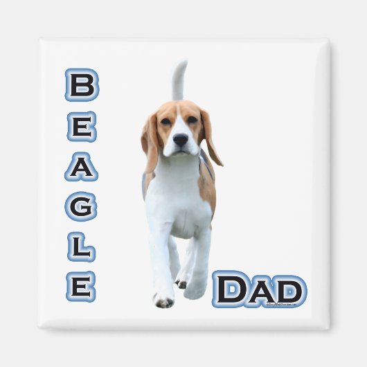 Beagle Papa 4 - Aimant (Devant)