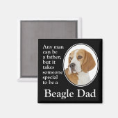 Beagle Papa Magnet (Recto/Verso)