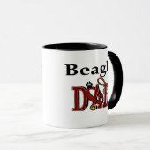 Beagle Papa Mug (Devant droit)