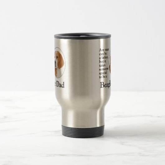 Beagle Papa Travel Mug (Centre)