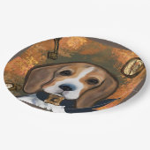 Beagle Papieren Bordje (Gekanteld)