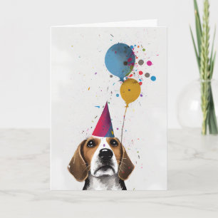 Beagle Party Wenskaart Kaart
