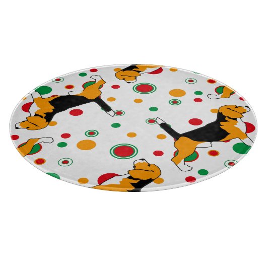 Beagle Pattern Snijplank (Hoek)