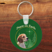 Beagle Peace Sleutelhanger (Voorkant)