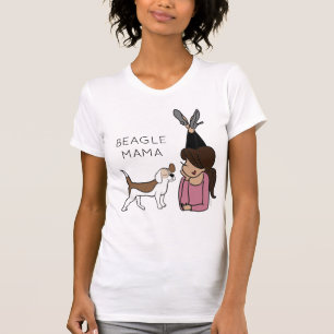 Beagle personnalisé Mama T-Shirt