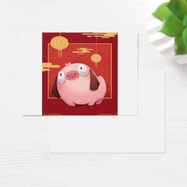 Beagle Pig_Pig Lover Visitekaartje (Bureau)