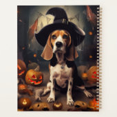Beagle pompoenen Halloween eng Planner (Achterkant)