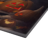 Beagle pompoenen Halloween eng Snijplank (Hoek)