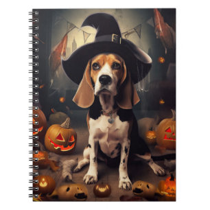 Beagle Pompoenen Halloween Griezelen Notitieboek