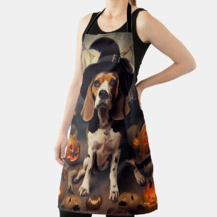 Beagle Pompoenen Halloween Griezelen Schort