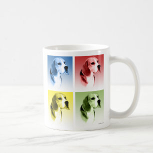 Beagle Pop Art Koffiemok