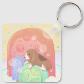 Beagle & Popsicles Sleutelhanger (Achterkant)