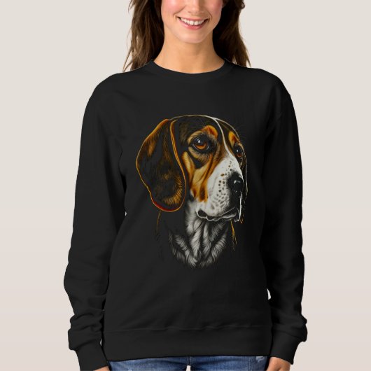 Beagle Portrait For Dog Owners Trui (Voorkant)