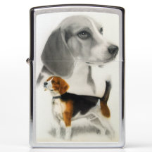 Beagle Portret Painting