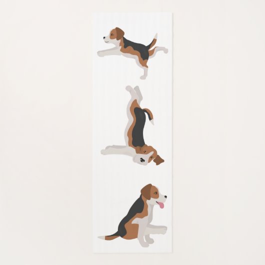Beagle pose de tapis de yoga (Dos)