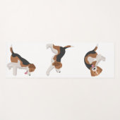 Beagle pose de tapis de yoga (Devant (Horizontal))