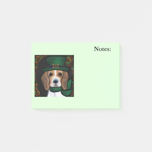 Beagle Post-it® Notes (Voorkant)