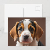 Beagle Puppy Briefkaart (Voorkant / Achterkant)