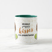 Beagle Puppy Kisses Fix Alles Mok (Midden)