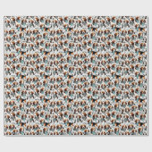 Beagle Puppy Naadloos Cadeaupapier (Vlak)