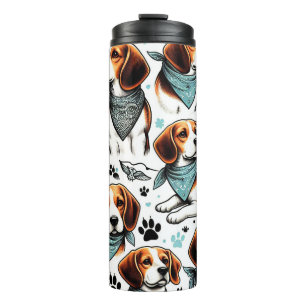  Beagle Puppy Naadloos Thermosbeker