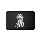 Beagle puppy schattig, familie Dierenvriend Tank T Badmat (Voorkant)