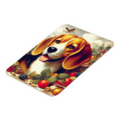 Beagle Puppy Schilderij Magneet (Linkerzijde)