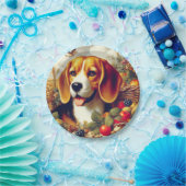  Beagle Puppy Schilderij Papieren Bordje (Feest)