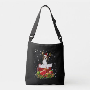 Beagle Reindeer Prestige kerstcadeau Crossbody Tas