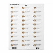 Beagle retouradreslabel etiket (Full Sheet)