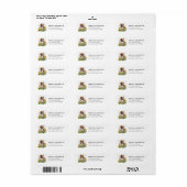 Beagle retouradreslabel etiket (Full Sheet)