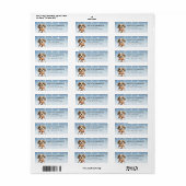 Beagle Retouradreslabels Etiket (Full Sheet)