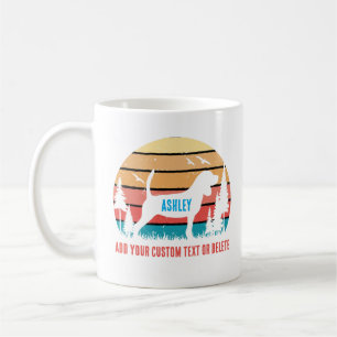  Beagle Retro Sun Cool Hondenliefhebber Koffiemok