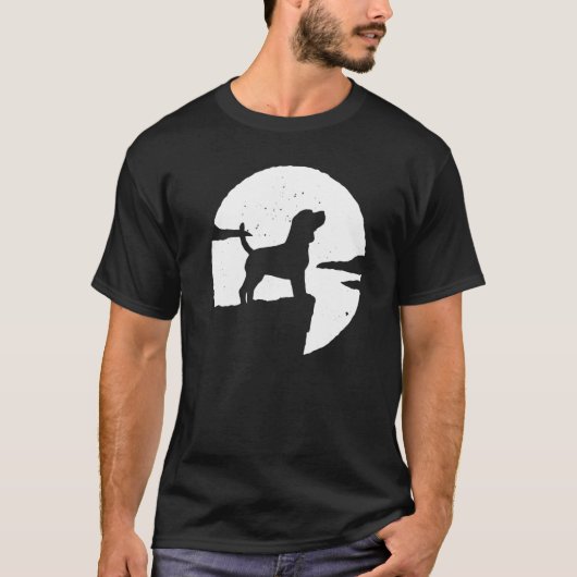 Beagle Retro T-shirt (Voorkant)