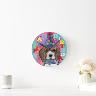 BEAGLE RONDE KLOK
