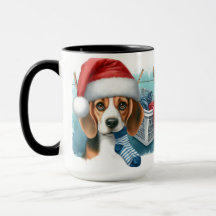 Beagle Santa 'Definieer Goede' Kerst Koffie Mok
