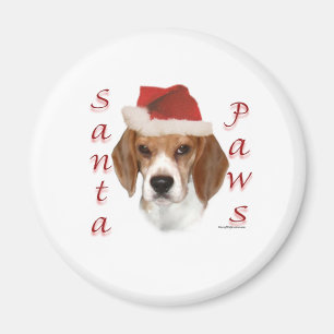 Beagle Santa Paws Magneet