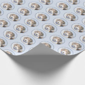 Beagle schilderen - Kute Original Dog Art Cadeaupapier (Hoek)