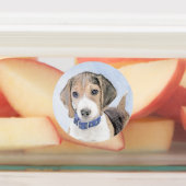 Beagle schilderen - Kute Original Dog Art Labels (Aangebracht)
