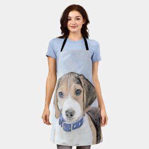 Beagle Schilderij - Mooie Originele Honden Kunst Schort