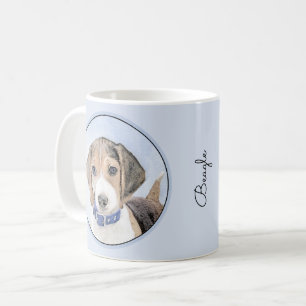 Beagle-schilderingen - Oorspronkelijke dog-kunst k Koffiemok