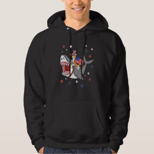 Beagle Shark 4 juli Dog Mam Puppy Hoodie