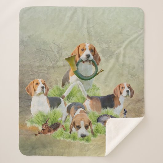 Beagle Sherpa Deken (Voorkant)