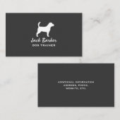 Beagle Silhouette Visitekaartje (Voorkant / Achterkant)